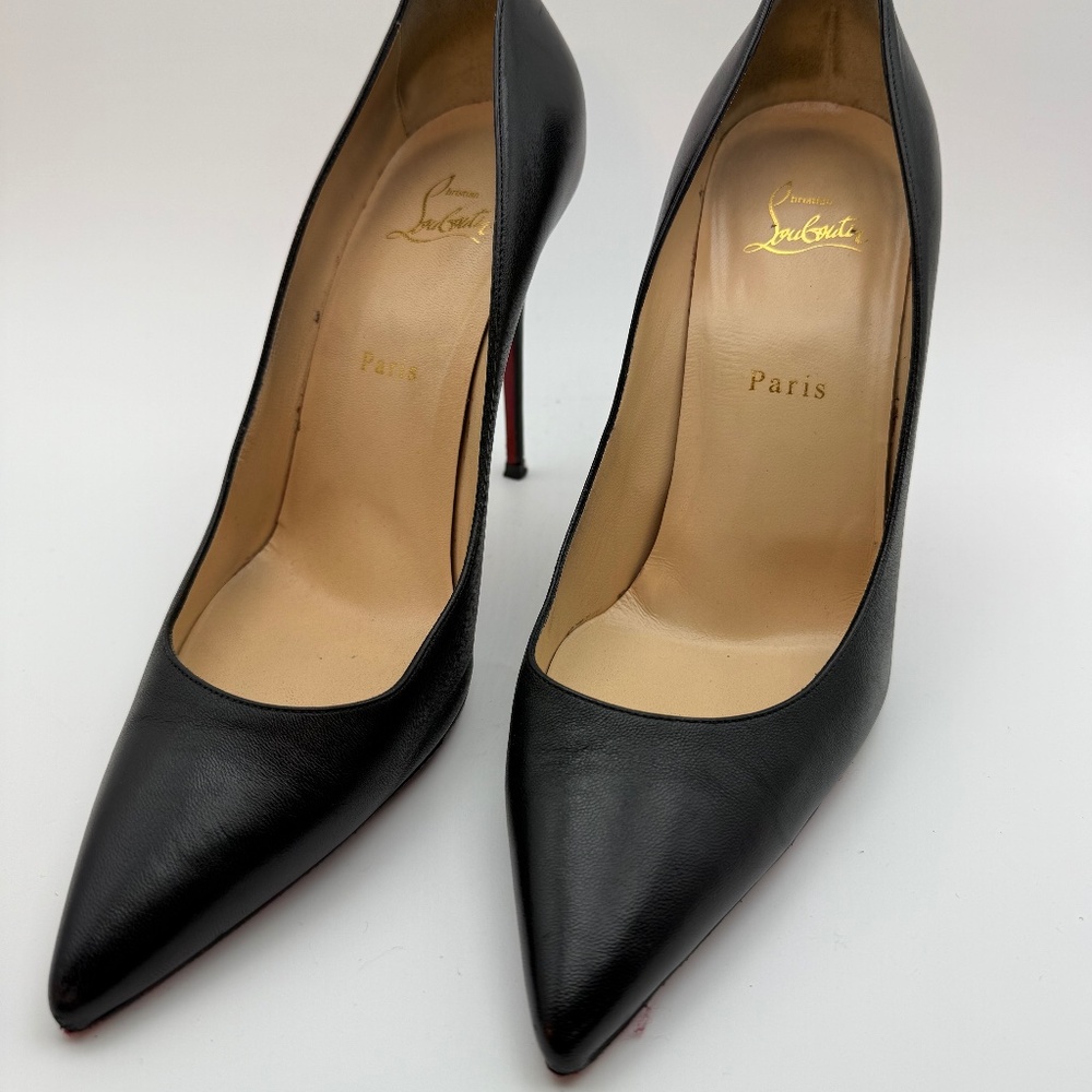 CHRISTIAN LOUBOUTIN KATE 100 BLACK KID SIZE 41